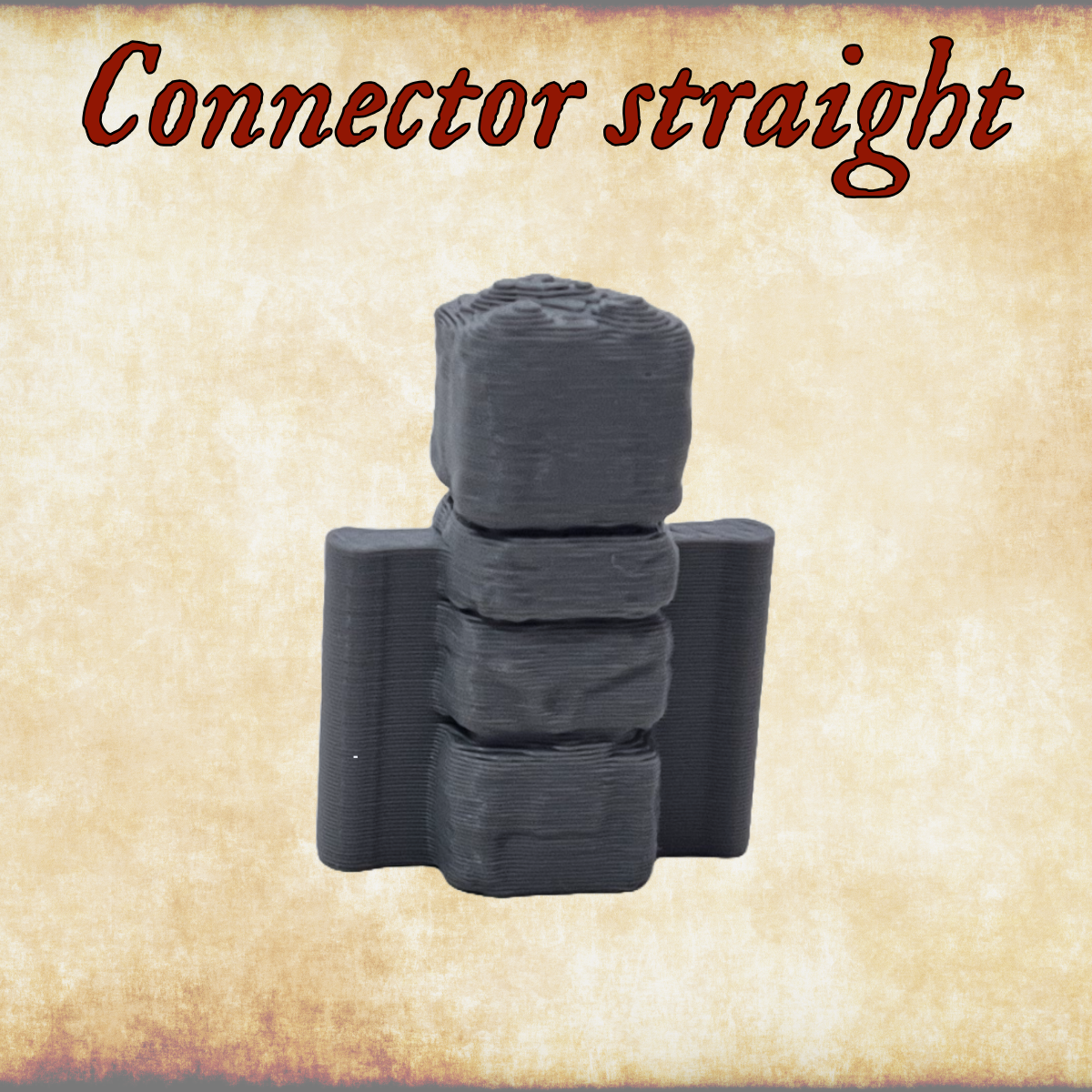 Connector recht stuk