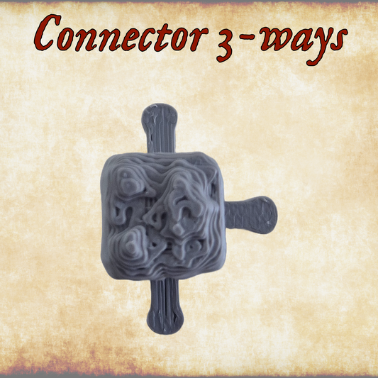Connector 3 way split